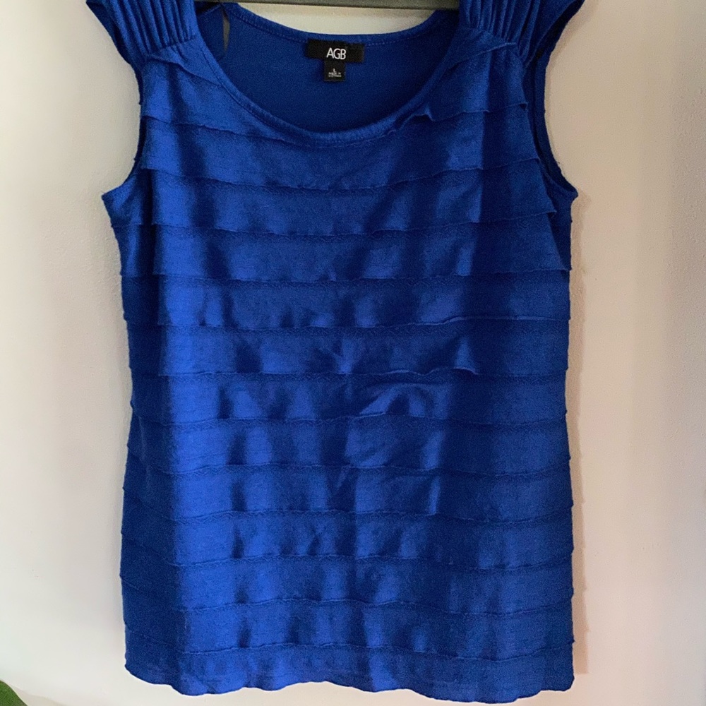 Royal blue top